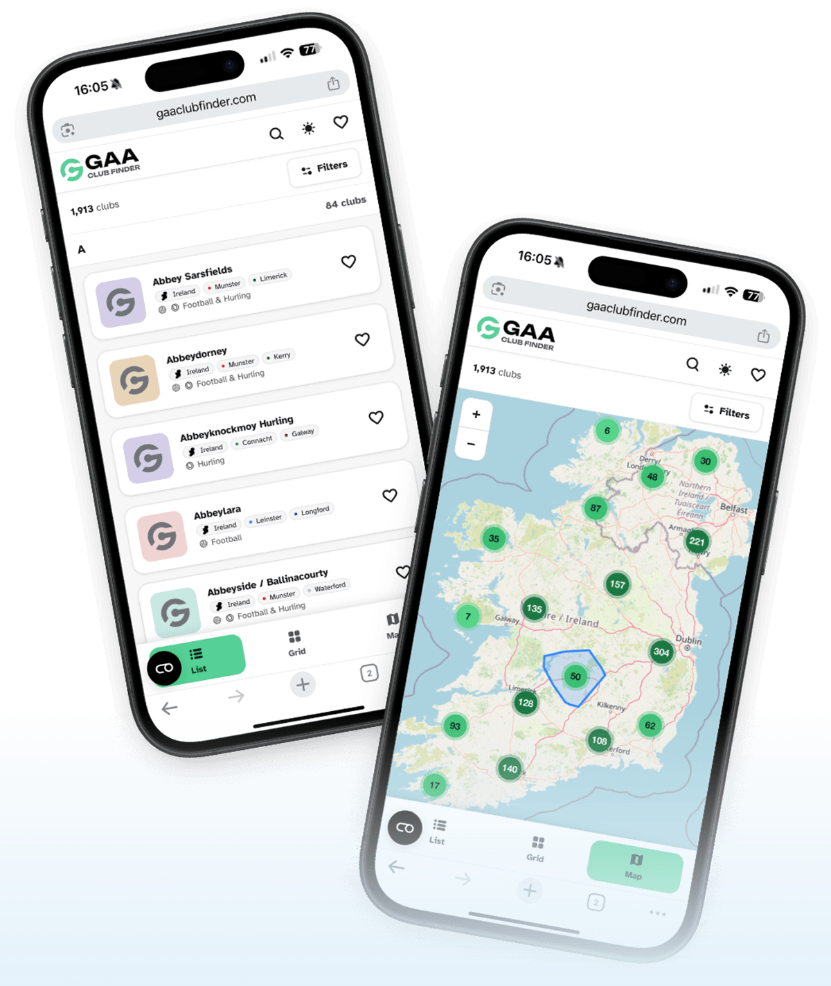 GAA Club Finder App